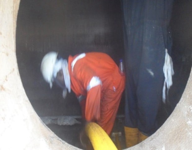 SHUT DOWN PROCESS OF FPSO MYSTRAS-  WATER OUTLET SPOOLS CHANGE OUT, MECHANICAL CLEANING OF ASSOCIATED PIPING, DE-SANDING-CLEANING OF 5NO PRESSURE VESSELS