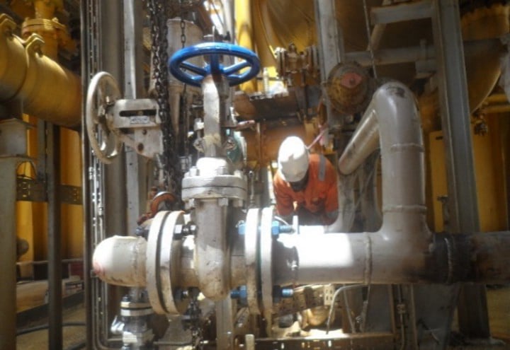 SHUT DOWN PROCESS OF FPSO MYSTRAS-  WATER OUTLET SPOOLS CHANGE OUT, MECHANICAL CLEANING OF ASSOCIATED PIPING, DE-SANDING-CLEANING OF 5NO PRESSURE VESSELS