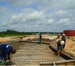 CONSTRUCTION OF 1.2KM CONCRETE ROAD AT SEPLAT AMUKPE FACILITY